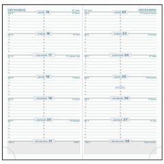 Agenda Semainier de poche 2025 EXACOMPTA SL17 - 175 x 90 mm
