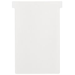 Fiches T - Indice 4 / 124 mm - Blanc : NOBO Lot de 100 Visuel