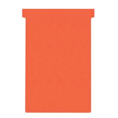 Photo Fiches T - Indice 4 / 124 mm - Rouge : NOBO Lot de 100 réf. 2004003