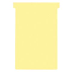 Fiches T - Indice 4 / 124 mm - Jaune : NOBO Lot de 100 visuel