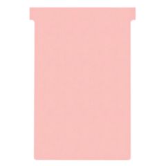 Fiches T - Indice 4 / 124 mm - Rose NOBO Lot de 100 visuel