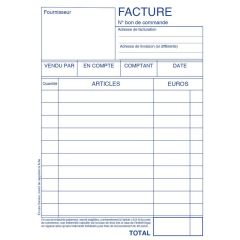 FACTURETTE : Bloc autocopiant dupli 2152 Elve