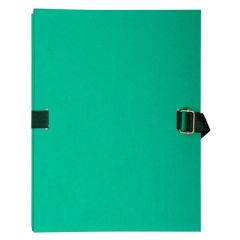 EXACOMPTA Chemises toilées à sangle - Vert clair 223090E