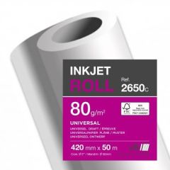 Papier pour Traceur jet d'encre - 420 mm x 50 m : CLAIREFONTAINE Visuel