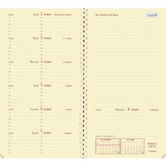 Agenda 2024/2025 - Italnote - 88 x 170 mm - Noir QUO VADIS carnet