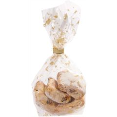 Sachet de Noël transparent avec fond - 180 x 300 mm : FOLIA Lot de 10 Modèle