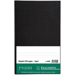 EXACOMPTA 322E : Registre - 200 pages lignées - 360 x 225 mm Couverture