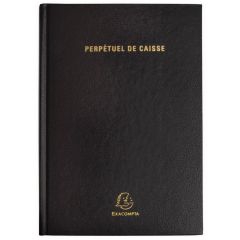 EXACOMPTA : Agenda  perpétuel de Caisse - Reliure noire 38971E