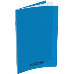 Photo Cahier Séyès / Grands carreaux Gris - Polypro - 96 pages - 240 x 320 mm CONQUERANT 400002778