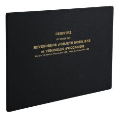 Livre de Police Automobile - Garage et vendeur de véhicules d'occasion Dauphin 41891D Modèle