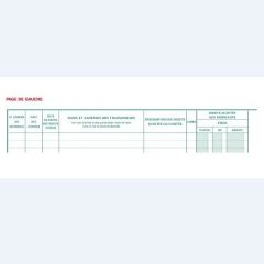 EXACOMPTA : Registre Bijoutier - Magasiniers - Livre de police pour métaux précieux