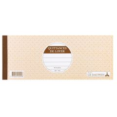 Quittance de loyer Carnet à souche Le Dauphin 450D Couverture