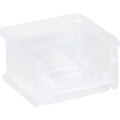 Bac à bec de rangement - 100 x 100 x 60 mm - Transparent : ALLIT Profilplus Visuel