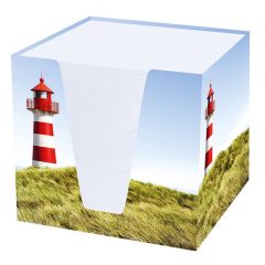 Cube bloc-notes - Phare - 92 x 92 mm : RNK VERLAG image