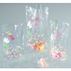 Sachet transparent - Imprimé Printemps - 115 x 190 mm FOLIA