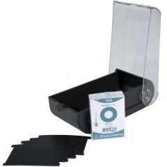 Boîte à fiches - 195 x 100 x 63 mm - A8 - Noir : EXACOMPTA Office image