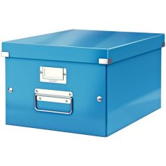 Boite de rangement WOW - Format A4 - Bleu LEITZ 6044-00-36 Coffret