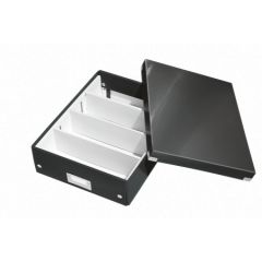 Boite de rangement à compartiments WOW - Noir LEITZ 6058-00-95 Classement modèle