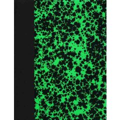 ELVE 61302  : Registre à couverture marbrée - 200 pages quadrillées - 230 x 180 mm