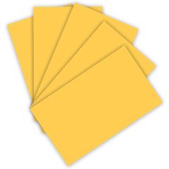 Carton de Bricolage 500 x 700 mm - Jaune or - 300 g/m² : FOLIA Visuel