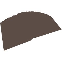 Feuilles de couleur A4 - 210 x 297 mm - Marron foncé : FOLIA Visuel