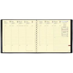 Agenda à spirales 2025 - Exécutif Prestige S - 160 x 160 mm QUO VADIS pages