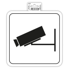 Vidéo Surveillance - Panneau adhésif 200 mm EXACOMPTA
