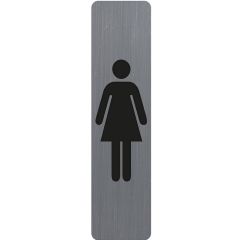 Plaque verticale adhésive de signalisation - Femme : EXACOMPTA image