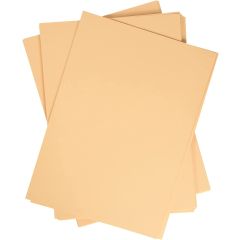 Feuilles de papier de couleur - 500 x 700 mm - Abricot : FOLIA Visuel