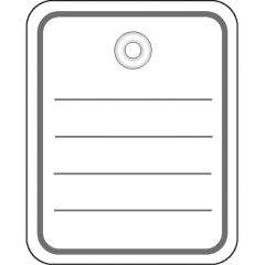 Etiquettes de prix à trou - 40 x 50 mm - Blanc HERMA Lot de 1000 