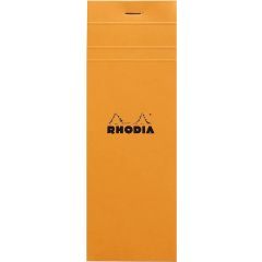 Bloc-Notes quadrillé - 74 x 210 mm : RHODIA N°8 Couverture Orange Visuel