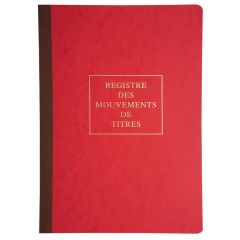 Registre Mouvements de Titres SAS SA Modèle Dauphin 90120D