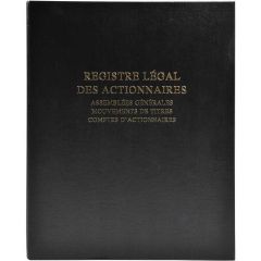 Registre des Actionnaires Assemblées, Mouvements de Titres et Comptes individuels SAS et SA Le Dauphin 942D Modèle