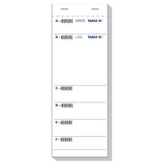 Exacompta 96207E Lot de  blocs BRASSERIE Autocopiant Dupli - 260 x 96 mm (Restaurant)