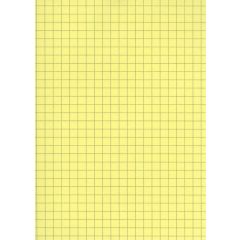 Fiches Bristol - 75 x 125 mm - Jaune quadrillé ELVE B7513J jaune