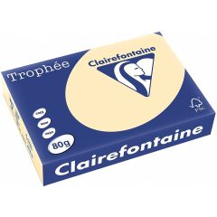 Ramette de papier Trophée de 500 feuilles A4 - Chamois : CLAIREFONTAINE Image