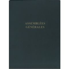 Registre - Assemblées Générales  D70 elve