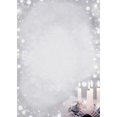 Papier à motif de Noël - Silence de Noël - Lot de 100 feuilles SIGEL image
