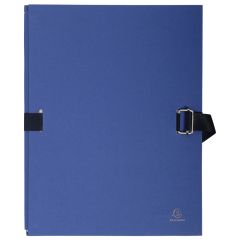 Chemise à sangle avec rabat - Bleu foncé EXACOMPTA Image