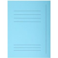 EXACOMPTA  : Chemises imprimées à 3 rabats - Bleu clair (Classement)