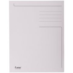 EXACOMPTA : Lot de 50 chemises imprimées à 3 rabats - Gris 448019E