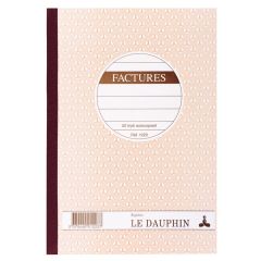 FACTURE carnet autocopiant Tripli - 210 x 148 mm Dauphin 1223D Modèle