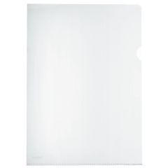 Lot de 100 Pochettes à coins A4 - PP 0,11 - Transparent : HERLITZ Visuel