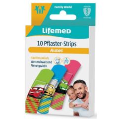 Image Pansements pour enfants - 60 x 17 mm - Voitures LIFEMED