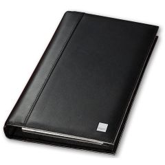 Photo Classeur à anneaux pour 160 cartes - Cuir noir SIGEL Torino