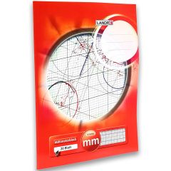 Bloc de 20 feuilles de papier Millimétré A3 - 297 x 420 mm : LANDRE Modèle