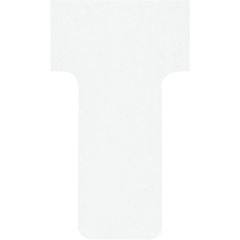 Fiches T - Indice 1 / 28 mm - Blanc : NOBO Lot de 100 Visuel