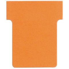 NOBO : Lot de 100 Fiches T - Indice 1.5 / 45 mm - Orange Visuel