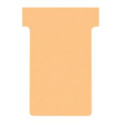 Fiches T - Indice 2 / 60 mm - Beige : NOBO Lot de 100 visuel