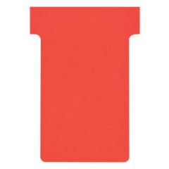 Fiches T - Indice 2 / 60 mm - Rouge : NOBO Lot de 100 Modèle